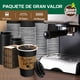 thumbnail image 3 of Berry Green 50 Vasos Negros para Café Resistentes con Tapa y Manga Protectora, Perfectos para Café, Té y Bebidas Calientes, sin Derrames, Biodegradables (16 Onzas), 3 of 7