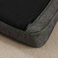 thumbnail image 5 of Kumix Elegant Rectangular Pet Bed for Big and Oversized Dogs, Durable Elevated Dog Sofa Bed, Comfortable Dog Sofa, Modern and Fashionable Linen Fabric Dog Sofa-DARK GREY, 5 of 7