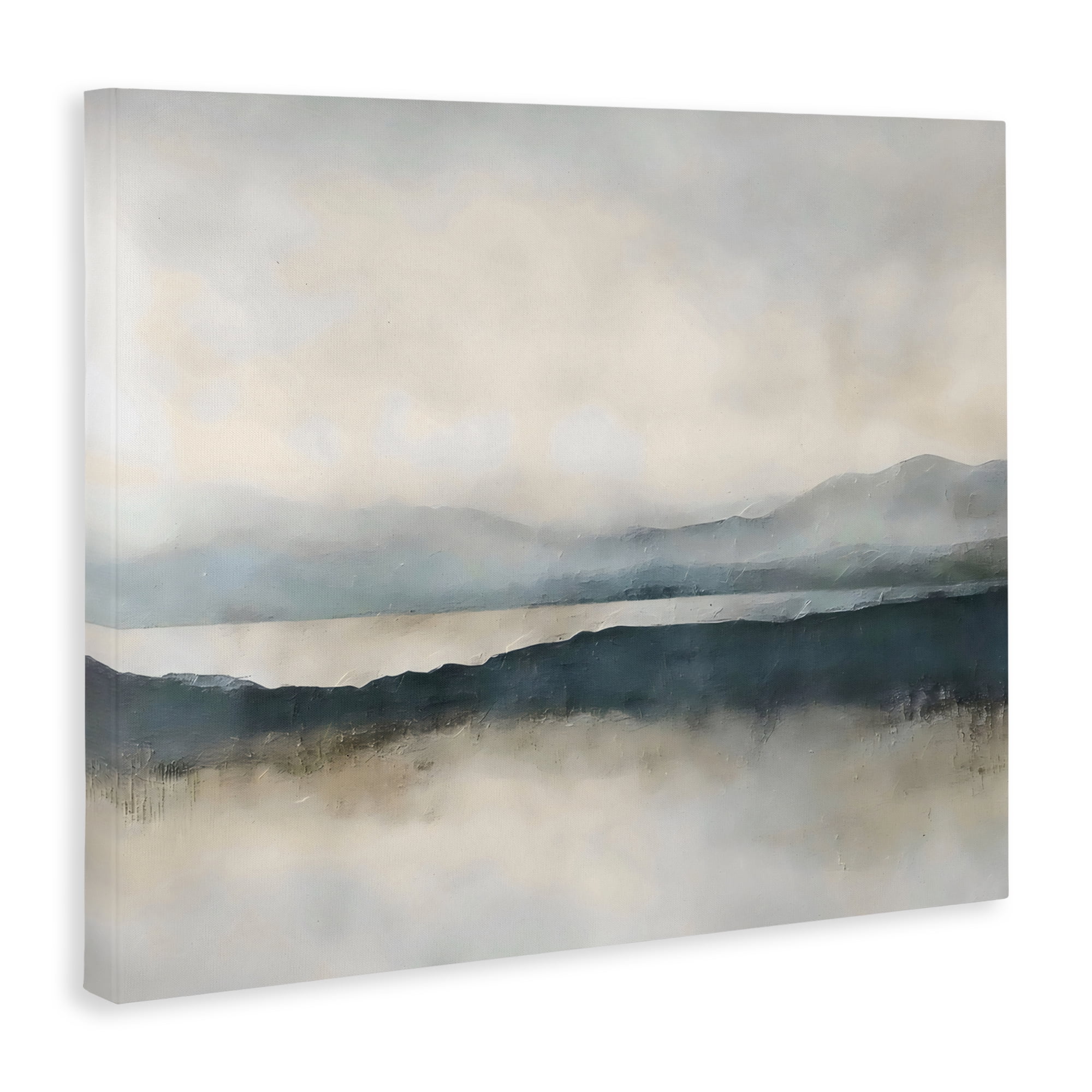 Stupell Industries Muted Horizon Mountainscape Canvas Wall Art, design by Riley B