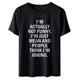 thumbnail image 4 of Camiseta de mujer Camisetas divertidas y lindas de manga corta Camiseta con estampado de letras divertidas Regalo Tops Blusa Regalo para parejas Pompotops hfajkhk126991, 4 of 8