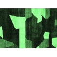 thumbnail image 1 of Ahgly Company Indoor Rectangle Oriental Emerald Green Modern Area Rugs, 7' x 10', 1 of 4