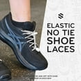 thumbnail image 3 of The Original Stretchlace | Quick Lock No Tie Shoelaces | Elastic Shoe Laces | One Size Fits All | Turns Footwear Into Speedy Slip-On Shoes | WHITE, 3 of 7