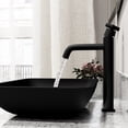thumbnail image 2 of Ruxton Single Handle Single-Hole Bathroom Vessel Faucet in Matte Black, 2 of 12