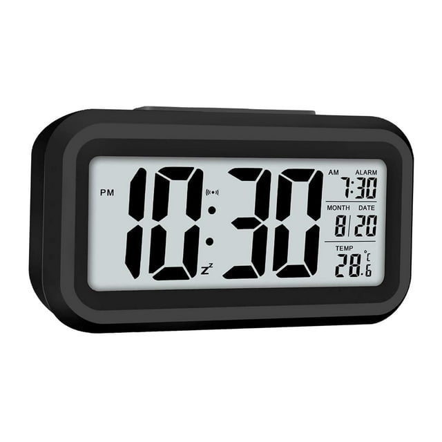 Despertadores digitales Calendario Aprendizaje LCD Snooze Reloj Relojes electrónicos para Dormitorios Oficina Sunnimix Despertador digital