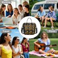 thumbnail image 7 of OBREWU Black Sunflower Womens Lunch Box for Work,Insulated Large Black Sunflower Lunch Bag for Women,Loncheras Para Mujer,Leakproof Adult Lunch Bag for Work,Beach,Travel,Picnic,Camping, 7 of 7