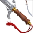 thumbnail image 2 of BELLY DANCE BALANCED SICMITAR SILVER Finish w/ Natural Wood Handle, 2 of 3