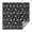 Black Cartoon Unicorn, variant on Black Cartoon Unicorn Flower Pattern Square Tablecloth,Waterproof Square Table Cover,Wipeable Spillproof Washable Table Cover for Home Kitchen Party Decor 42"X42"(107x107cm)