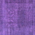 thumbnail image 1 of Ahgly Company Indoor Square Oriental Purple Industrial Area Rugs, 5' Square, 1 of 4