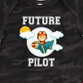 thumbnail image 4 of Inktastic Future Pilot Airplane for Boys Boys Baby Bodysuit, 4 of 5