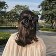 thumbnail image 5 of Grand Nœud pour Cheveux, 2 Pcs Pinces à Cheveux Nœud pour Femmes Filles Nœud Rouge pour Cheveux Barettes Nœud en Satin Accessoires pour Cheveux pour Femmes par, 5 of 5