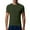 Army Green, variant on Xunlbb Men's T-shirts Solid Color High-Performance Tee with Short Sleeves and Crew Neckline Lightweight Summer Athletic Tops for Outdoor Activities Daily Casual Wear