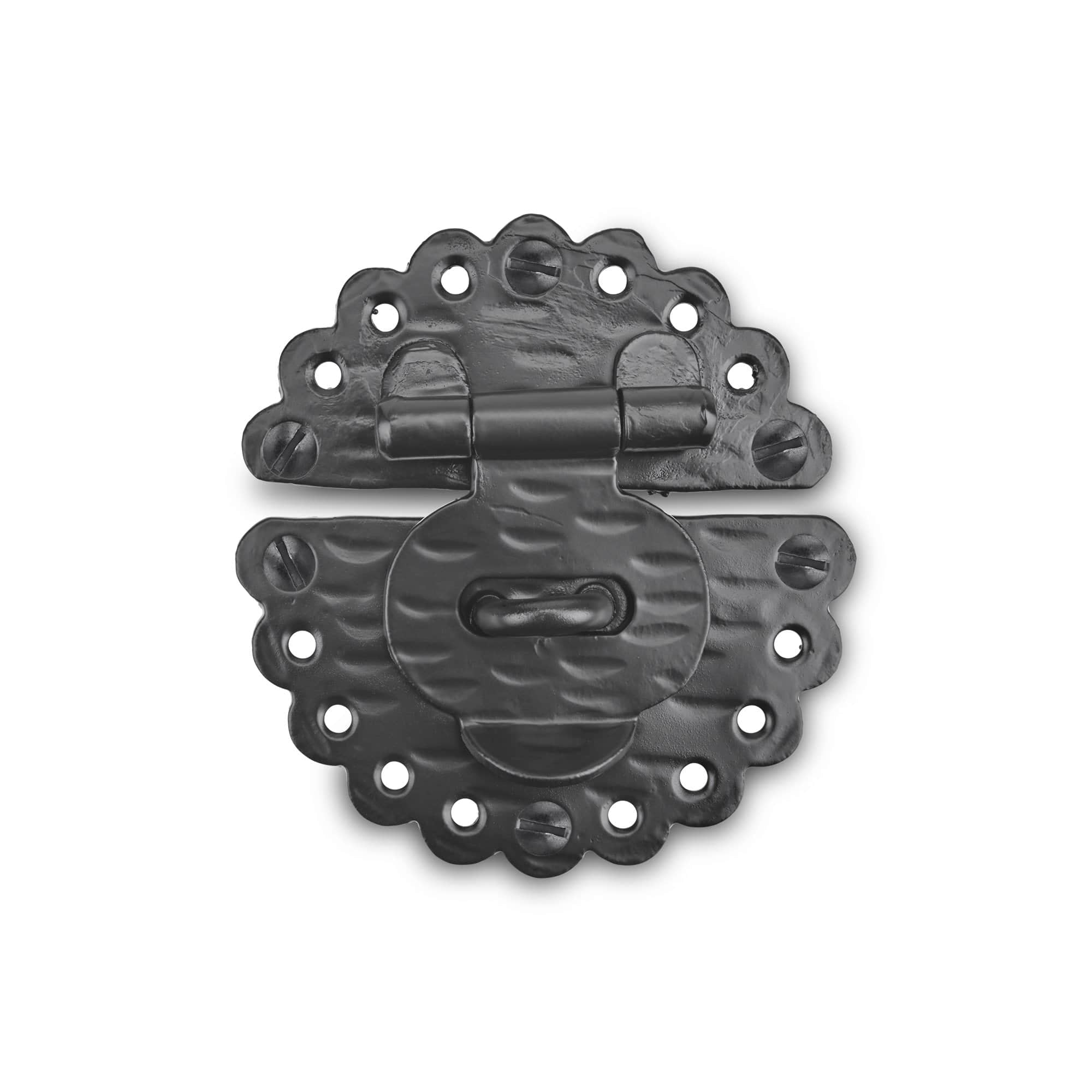 2 Pack 3.5 inch Decorative Furniture Hasp Small Latch Antique Trunk