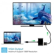 CY USB 3.0 2.0 to HDMI VGA HDTV Adapter Cable External Graphics Card for Windows Macbook Laptop