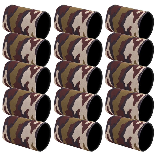 Fundas de neopreno para cerveza NikouMX 15 fundas soporte aislado para latas de cerveza
