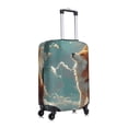 thumbnail image 3 of Daiia Starry Sky Cloud Fox Luggage Cover, Thickened Washable Travel Luggage Covers, Elastic Unique Baggage Covers for 18-20 inch Luggage-Medium, 3 of 9