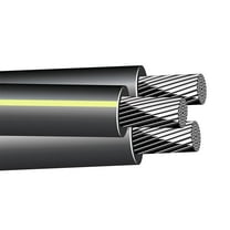 800' Vassar 4-4-4 Aluminum URD Triplex Direct Burial Wire 600V Cable