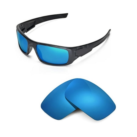 Walleva Ice Blue Polarized Replacement Lenses for Oakley Crankshaft Sunglasses
