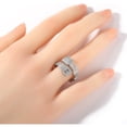 thumbnail image 5 of 14K Gold Open Geometric Moissanite Ring, Modern Design for Men, Ideal Birthday Gift for Men, 5 of 7