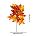 thumbnail image 4 of VQPeo Plastic Maple Leaf Branch Decor, Autumn Fluffies Bouquet, Thanksgiving & Halloween Table Centerpiece for Festive Home Styling, 4 of 6