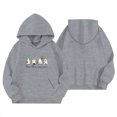 thumbnail image 3 of Weebloom Kids Halloween Hoodies For Boys Girls Cute Graphic Fleece Toddler Hoodie Pullover Tops With Pocket,Size 4-14 Y, 3 of 4