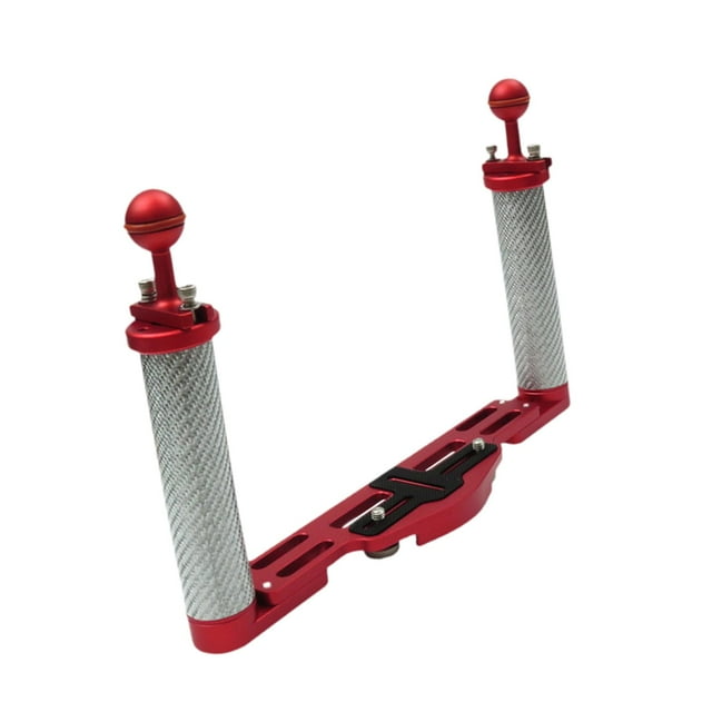 Bandeja para cámara subacuática, accesorios, aleación de aluminio, multifunción, agarre resistente. Soporte para rack