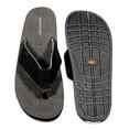 thumbnail image 2 of DOCKERS Men's Sandal Cushion Flip Flop, Pool and Beach Sandals 42173-Medium Black, 2 of 2