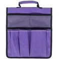 thumbnail image 2 of LNKOO Garden Kneeler Tool Bag Stool Pouch Seat Storage Tote Hanging Organizer, 600D Waterproof Portable for Outdoor Gardening, 12” x 13“Cart Storage Pouch Toolkit (Purple, NOT Include Kneeler), 2 of 7