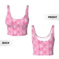thumbnail image 5 of Naloa Breast Cancer Awareness (3) Sports Bras for Women, High Support Bra with Removable Pads, Comfortable - Small, 5 of 9
