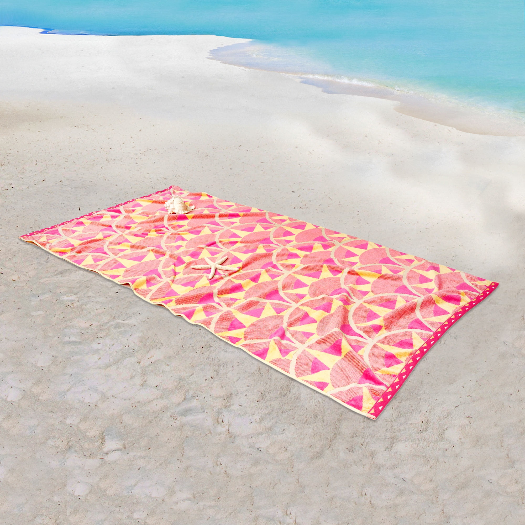Mainstays Aztec Sun Beach Towel, Size 72" x 36"