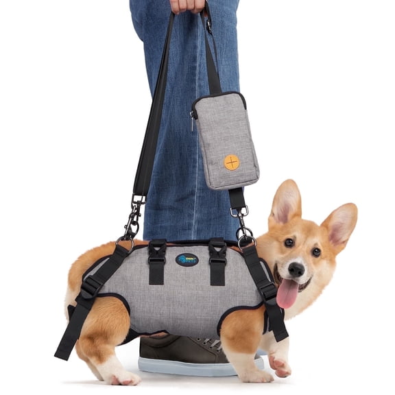 Ownpets Dog Lift Harness Dog Sling Support Harness Rear for Back Legs Outdoor Sling Bag for Whole Body Support Size S