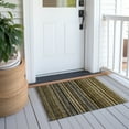 thumbnail image 6 of Addison Rugs Chantille Indoor/Outdoor Transitional Stripes Gold Washable Rectangle Rug, 1'8" x 2'6", 6 of 6