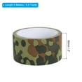 thumbnail image 2 of Uxcell Camouflage Tape 2" x 5.5 Yards, Self Adhesive Protective Camo Tape Wrap Waterproof Bandage, Dark Camo, 2 of 5