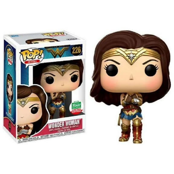 Funko Pop! Heroes Wonder Woman w/ Gauntlet Vinyl Figure #226 Limited Edition 12