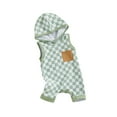 thumbnail image 2 of Musuos Baby Boys Hooded Jumpsuit 3M 6M 12M 18M Checkerboard Pocket Sleeveless Hoodies Romper Summer Clothes for Infant, 2 of 10