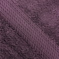 thumbnail image 3 of Superior 800 GSM Egyptian Cotton Heavyweight Bath Sheet Set of 2, Plum, 3 of 10