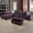 Purple, variant on PonLiving Sectional Sofa, Living Room Couch with Storage Ottoman, Cup Holder, Left Facing Chaise, Purple