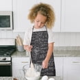thumbnail image 4 of Math Equations Calculus Black Pattern Kids Aprons for Girls and Boys,Adjustable Neck Strap Toddler Aprons for Kids Cooking Baking, 4 of 6