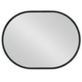 thumbnail image 2 of Kate and Laurel Caskill Modern Oval Mirror, 18" x 24", Black, Capsule-Shaped Accent Mirror for Entryway, Living Room, or Bathroom, 2 of 7