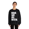 thumbnail image 3 of Diver Diving Dad Fathers Day Birthday Ideas Sweatshirt, Gifts, Crewneck, 3 of 4