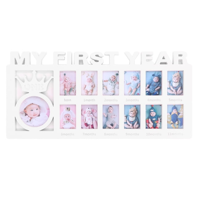 Newborn Photo Frame Kit, Photo Frame Durable Beautiful For Decoration For Gift Giving White