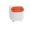 White, variant on Mini Trash Can with Lid, Cute Ninja Desktop Trash Cans, Small Trash Can Office Plastic Garbage Can for Bathroom Vanity, Desktop, Office or Coffee Table (Pink)