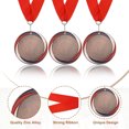 thumbnail image 3 of Uxcell Award Medals, Prize Medals Winner Medals with Neck Ribbon for Competitions Sports Event Bronze, 3 of 7