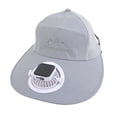 thumbnail image 3 of sususu Sun Hats for Women , Women Hat , Summer Hats for Women Beach Solar Fan Bucket Hat For Outdoor Sports With UPF50+ Sun Wide Brim Summer Fishing Hat Technology For Men And Women Light Gray, 3 of 5