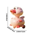 thumbnail image 3 of Wind Up Rocking Duck Toy, Infant Crawling Toys for Encourgaing Baby Walking & Moving,Tummy Time Toys for 0-3-6 6-12 12-18 Months Baby Gifts (Pink), 3 of 6