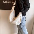 thumbnail image 3 of Bolso Hobo para mujeres y hombres bolso de hombro con forma de media luna bolso cruzado de nailon para viajes de trabajo, 3 of 9