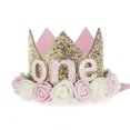 thumbnail image 4 of Sombrero de fiesta de cumpleaños para bebé, diadema de corona de princesa, decoraciones para cumpleaños de 1, 2 y 3 años, suministros para fiestas de primer cumpleaños para niños, 4 of 5