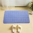 thumbnail image 3 of PYPESEEWY Warehouse Extra Soft and Absorbent Microfiber Bath Rugs Floor Tape for Rugs Bath Mat Microfiber Bathroom Rugs Washable and Dryer Safe Toilet Bath Mat U Shaped Leaf Bath Rug, 3 of 5