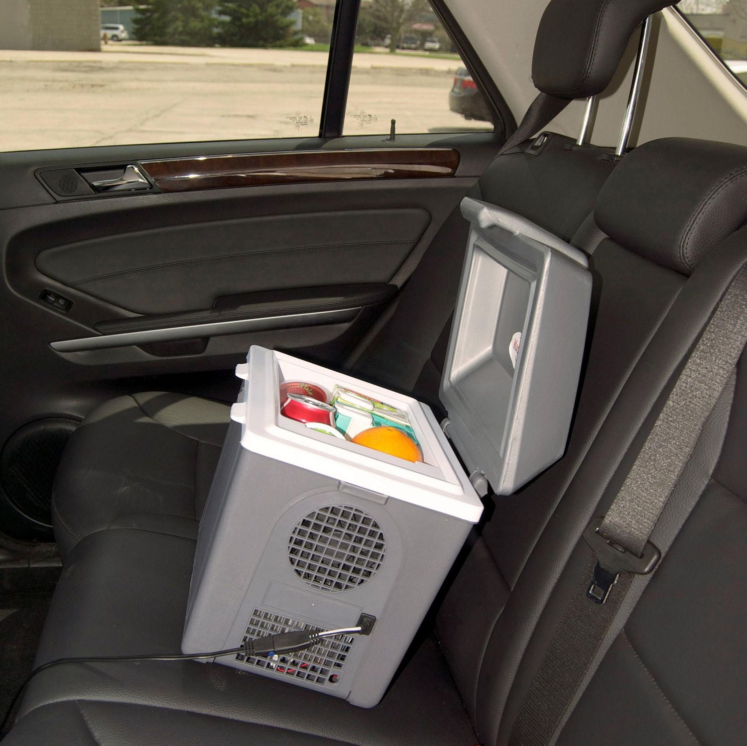 Koolatron 12V Electric Cooler/Warmer, 9L (9.8 qt) Thermoelectric Lunch Box, Portable Mini Fridge, Gray
