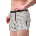 thumbnail image 3 of Kdxio Men's Boxer Briefs with Daisies Flowers Print - Comfortable and Breathable Underwear for Everyday Wear, 3 of 7