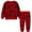 Z11 Red, variant on Toddler Boys Outfits Kids Baby Long Sleeve Set Letter Printed Sweatshirt Tops Long Pants 2Pcs Fall Tracksuit Clothes for Boys Size 3-4T